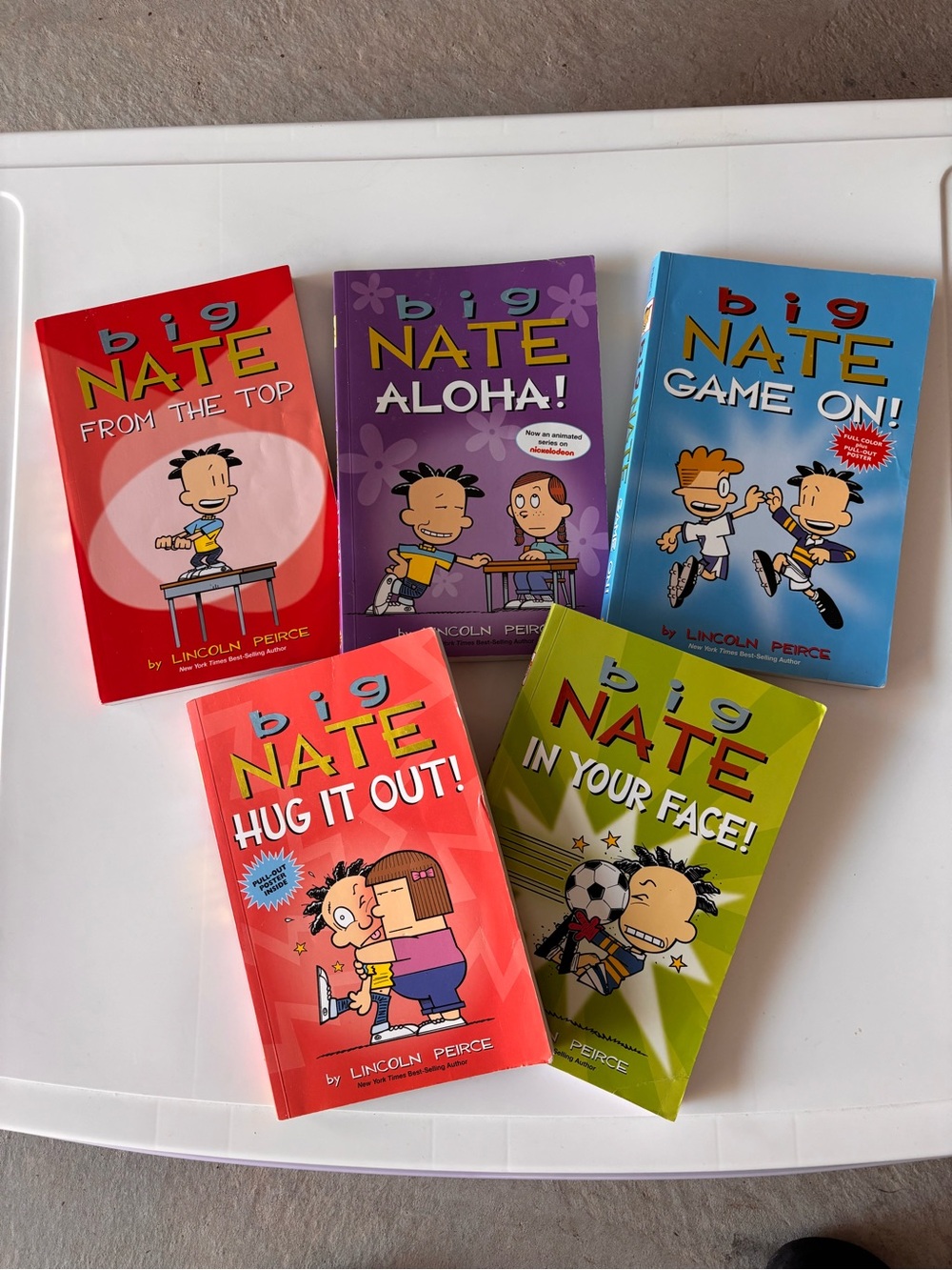 Big Nate Kids Picture Book Bundle of 5